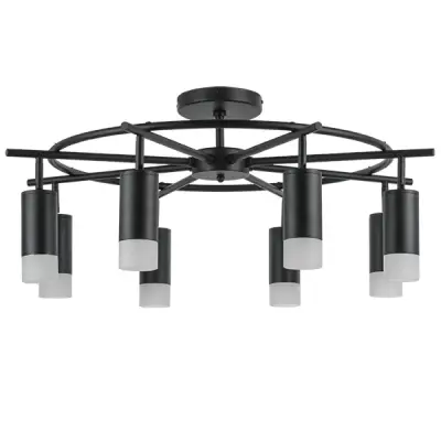 LR7183781 Люстра RULLO 8х50W GU10 ЧЕРНЫЙ (571718+214437-8+202431-8)