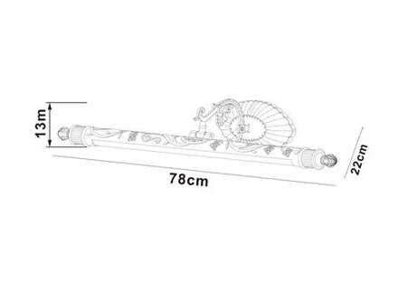 Подсветка для картин Arte Lamp NAPOLI A6312AP-1AB, LED