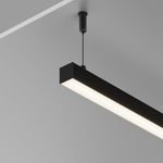 Алюминиевый профиль накладной-подвесной 25x22 (Черный, 2 м), ALM-2522-B-2M 633013