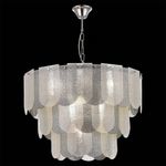 SLE1125-103-12 Люстра подвесная Хром/Прозрачно-Дымчатый E14 12*40W