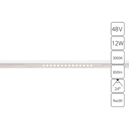 Магнитный трековый светильник Arte Lamp OPTIMA A7286PL-1WH, LED