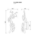 Бра Sauvage Right FL1098-3WR, LED