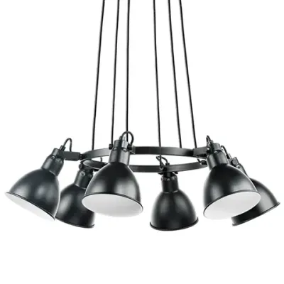 761167 Люстра ACROBATA 6х40W E14 ЧЕРНЫЙ Lightstar