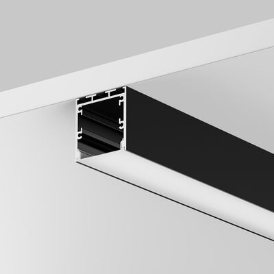 Алюминиевый профиль накладной-подвесной 35x35 (Черный, 2 м), ALM-3535BT-B-2M 633003