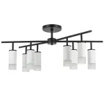 LR7283681 Люстра RULLO 8х50W GU10 ЧЕРНЫЙ/БЕЛЫЙ (571728+214436-8+202431-8)