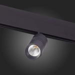 ST365.446.07 Магнитный трековый светильник Черный LED 1*7W 4000K 595Lm Ra&gt;80 36° IP20 L-xW44xH90 48V