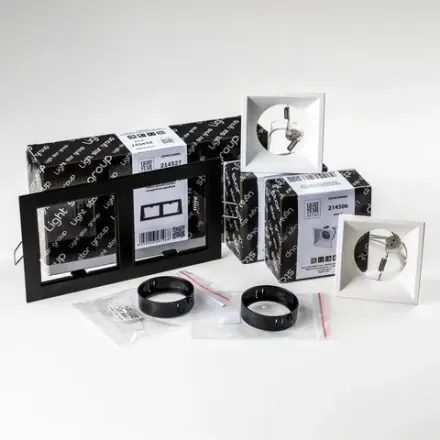 D5270606BMOD Светильник DOMINO QUADRO под LED модуль/лампу МR16 (214527+214506+214506+214007+214007)