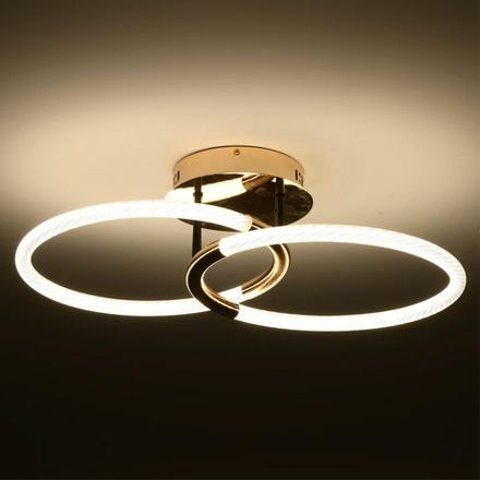 6545/61CL LEDIO LN23 068 золотой, черный Люстра потолочная LED 68W 3000-6000K 4051Лм 220V LARA