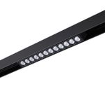 358622 SHINO NT21 064 черный Трековый низковольтный св-к диммируемый с ДУ, со сменой цв.температуры IP20 LED 3000~6500К 12W 48V FLUM