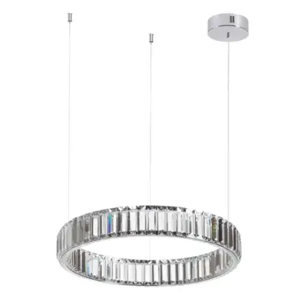 4930/30L L-VISION ODL24 591 хром/прозрачный металл/хрусталь Люстра LED 30W 4000K 3570Лм VEKIA
