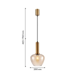Подвес Dubbel 4356-1P, 1*E27*40W. ТМ F-Promo