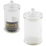Стеклянная банка для сыпучих продуктов с крышкой BANCA, объем: 0.4 л (Минимальная отгрузка 12 шт)