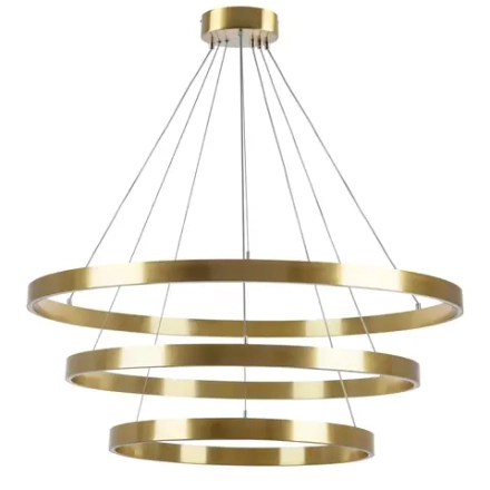 748223 Люстра SATURNO LED 132W 11000LM 70G ЗОЛОТО 3000-6000K