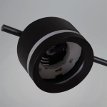 10590-0.3-10 Black светильник потолочный Reluce, GX53х10