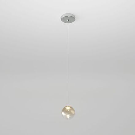 Подвесной светодиодный светильник со стеклянным плафоном 50234/1 LED янтарный