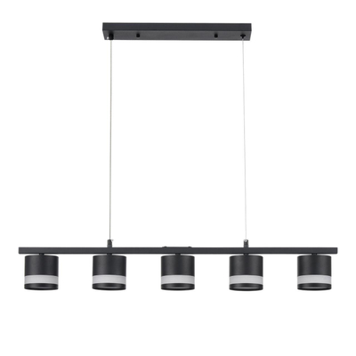 8240/5 COMFI LN26 240 черный, металл/акрил Светильник подвесной LED GX53 5*7W 220V LANIKA