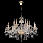 Люстра Crystal Lux MONICA SP10+5 GOLD 2502/315