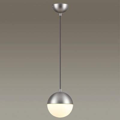 4959/1 PENDANT ODL22 345 мат.никель/металл/белый/стекло Подвес E27 1*40W PINGA