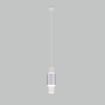Подвесной светодиодный светильник 50204/1 LED белый/матовое серебро, LED