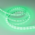 Светодиодная лента RT-B60-10mm 24V Green (14.4 W/m, IP20, 5060, 5m) (Arlight, Открытый)