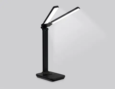 Светодиодная настольная лампа DE491 BK черный LED 3000K/4200K/6400K 9W