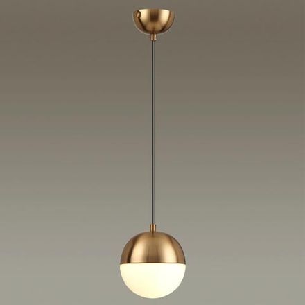4960/1 PENDANT ODL22 471 античн.бронза/металл/белый/стекло Подвес E27 1*40W PINGA