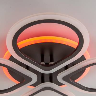 Citilux Транай Смарт CL235A145E RGB Умная люстра Венге
