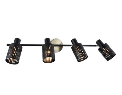 Светильник накладной TR8670/4 BK/SB чёрный/бронза E14/4 max 60W 760*100*190