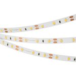 Лента RT-A60-8mm 12V Warm2400 (7.2 W/m, IP20, 2835, 5m) (Arlight, 7.2 Вт/м, IP20)