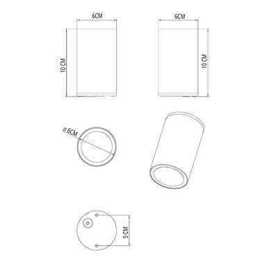Уличный потолочный светильник Arte Lamp TORCULAR A1807PF-1BK, 1хLED