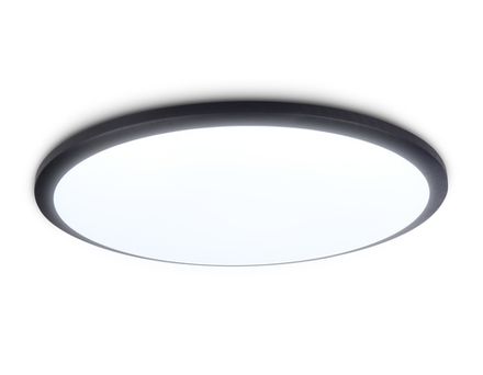 Потолочный светодиодный светильник FZ1235 BK черный IP44 48W 6400К D450*55 (Без ПДУ)