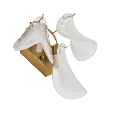 8385/1W NEOCLASSI LN золото/белый, металл/стекло Бра E14 40W 220V PLUME