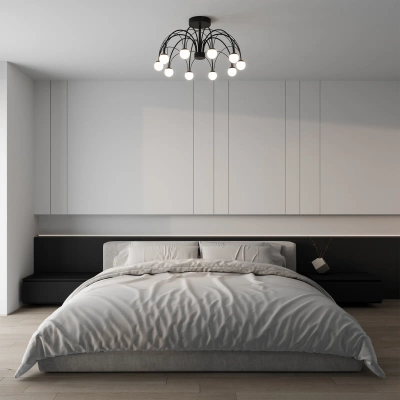 Потолочный светодиодный светильник Ragno 90035/10 LED черный, LED
