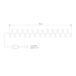 Новогодняя гирлянда нить мульти 10м IP20 400-002 мульти, LED