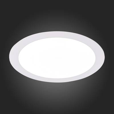 ST209.548.18 Св-к встр. Белый LED 1*18W 4000K 1 350Lm Ra80 110° IP20 D225xH8 90-265V