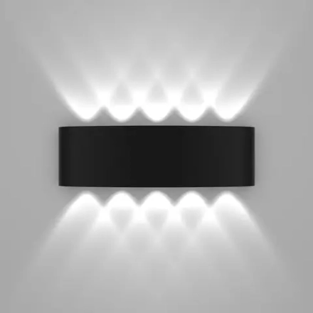 343057 Светильник GEMMA 10х1W LED 1100LM G ЧЕРНЫЙ 4000K IP65