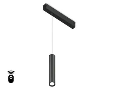 Светильник светодиодный диммируемый для шинопровода Magnetic 220V GL1432 BK черный IP20 10W 3000K-6400K 24° D35*240 H1500 (Без ПДУ)