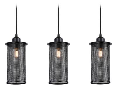 Подвесной светильник в стиле лофт TR8164/3 BK черный E27*3 max 40W 580*102*1060