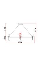 Подвесная люстра Arte Lamp AMUR A1133SP-6WG, 6хE14