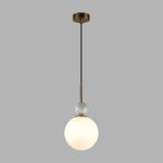 4359/1A MIDCENT ODL26 Подвесной светильник  белый/камень/металл IP20 E14 40W  220-240V LOLLA