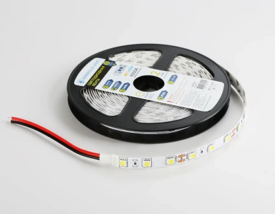 Светодиодная лента GS4003 5050 60Led/ 14.4W m/ 24V IP20 6500K 5m кратность резки 100mm (2 конт.)