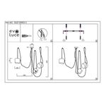 SLE120653-03 Светильник подвесной Белый/Белый E27 3*40W