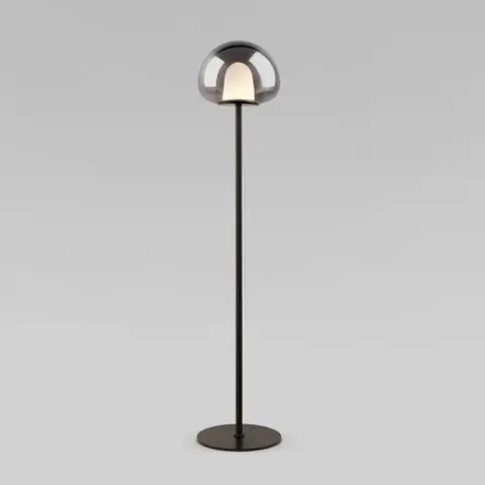Напольный светодиодный светильник со стеклянным плафоном 90327/1 черный, LED