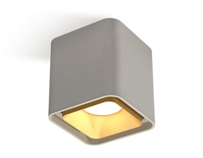 Комплект накладного светильника XS7842004 SGR/SGD серый песок/золото песок MR16 GU5.3 (C7842, N7704)