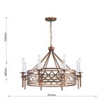 Подвесная люстра Eques 2878-8P. ТМ Favourite