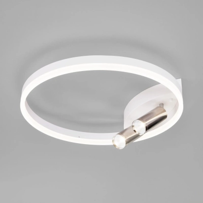 Умный потолочный светильник Eurosvet Luminari 90247/3 90247/3 белый/хром Smart, LED
