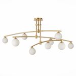 SL1208.302.09 Светильник потолочный ST-Luce Золотистый/Белый G9 9*3W