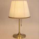 Citilux Линц CL402730 Настольная лампа бронза с белым абажуром