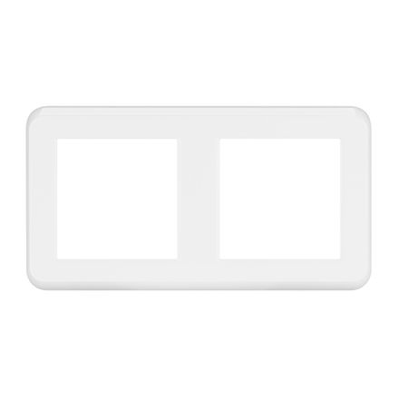 Рамка пластиковая FRM-VERSA-PL-2-WH (Arlight, -)