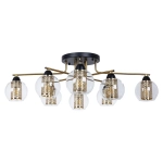 Потолочная люстра Arte Lamp MANCHESTER A7045PL-8BK, 8хE14